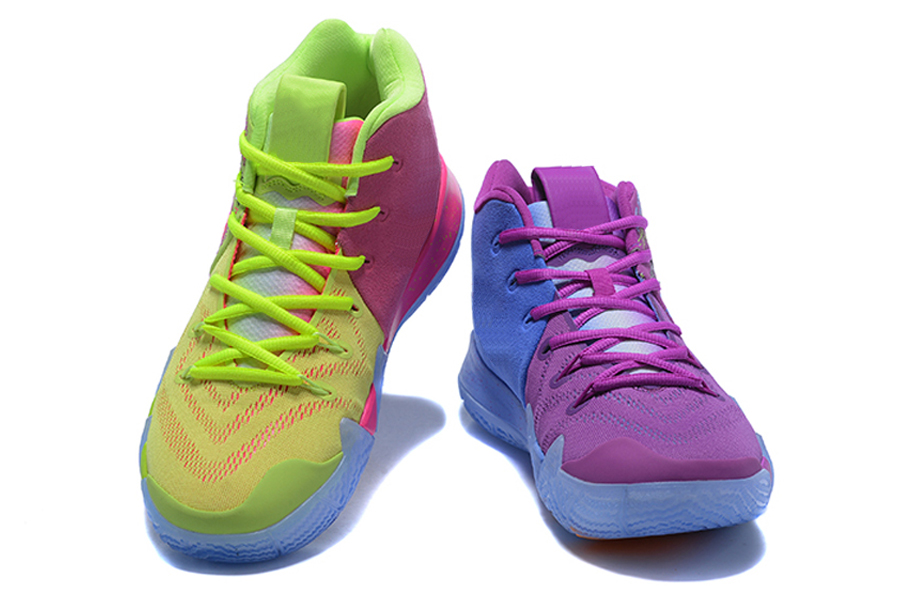 

Basketball Shoes For Women Kids Irving IV 4 Lucky Charms Multicolor Black Moon Red Flower Sports Training Sneakers Shoe 36-46, As photo