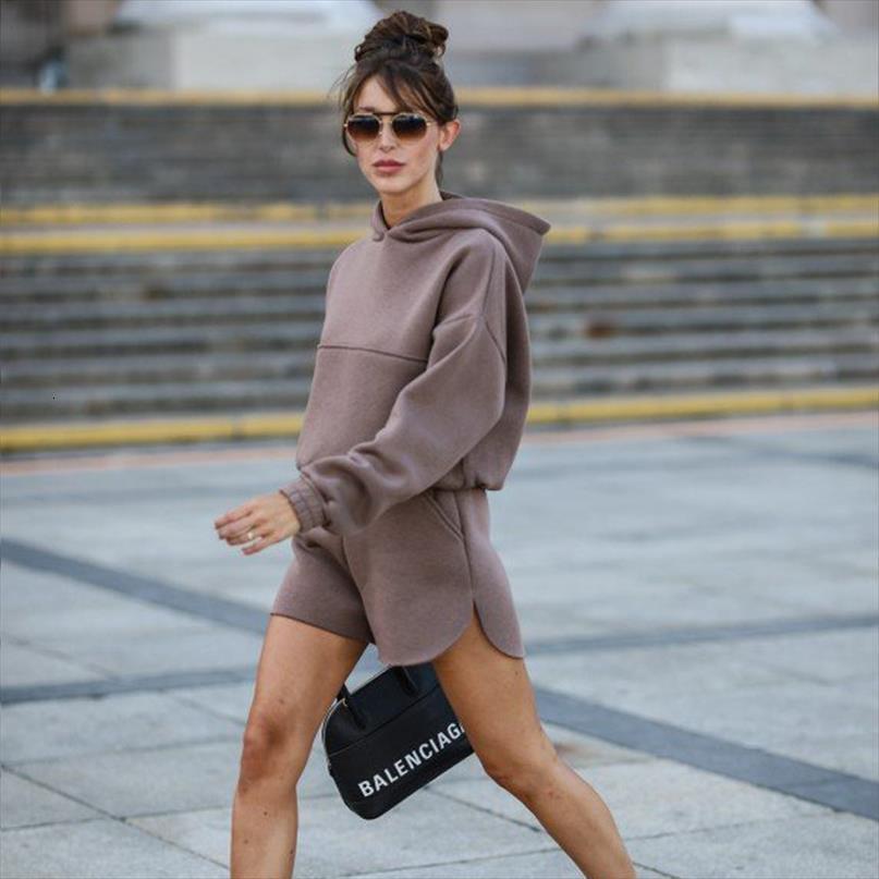 

winter tracksuit casual long sleeve womens pants solid color knit sweatsuit 2 piece set ladies loose sweater outfits sportwear suit, White