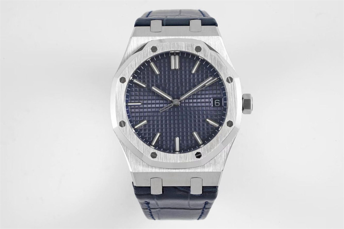 

Men's watch 9015 mechanical movement refined steel shell sapphire mirror belt discount 41mm, Customize