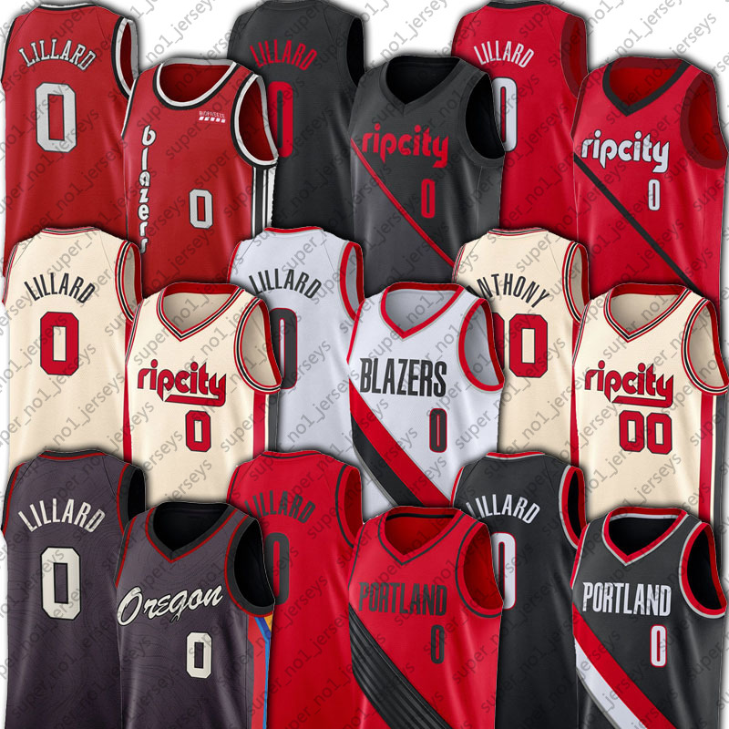 

Damian 0 Lillard Jersey Carmelo 00 Anthony Jerseys PortlandTrail BlazersJersey CityEditionJersey