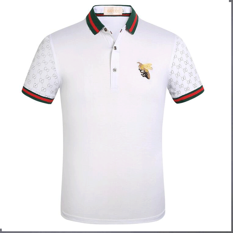 

2021 Fashion Brand Classic Men's Casual Polo Shirt MedusaS T-shirt Floral Embroidered Sleeve Top, 16