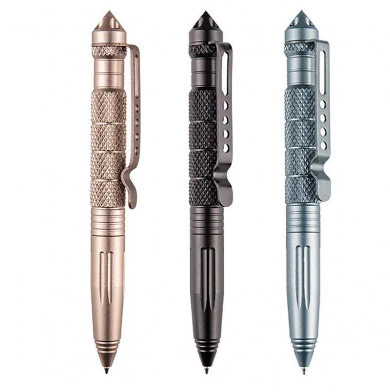 

Ballpoint Pens 2022 Metal Color Tactical Defense Pen School Student Office, Gray