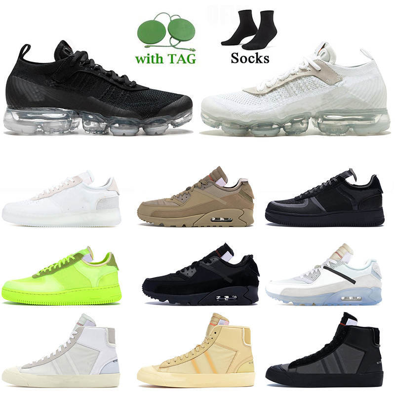 

Blazer Mid 77 Vintage Women Mens Running Shoes Airforce One Fly Knit 2 White off Black Grim Reaper Vapormax Vapor Max Beige Sail NIK Sneaker
