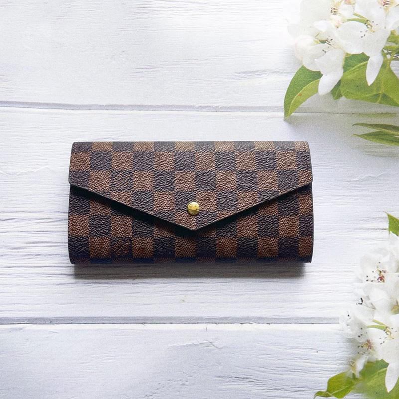 

Louis Vuitton wallets leather wallet bags for lady multicolor designer bag Card holder women purse classic zipper 2021, Color1