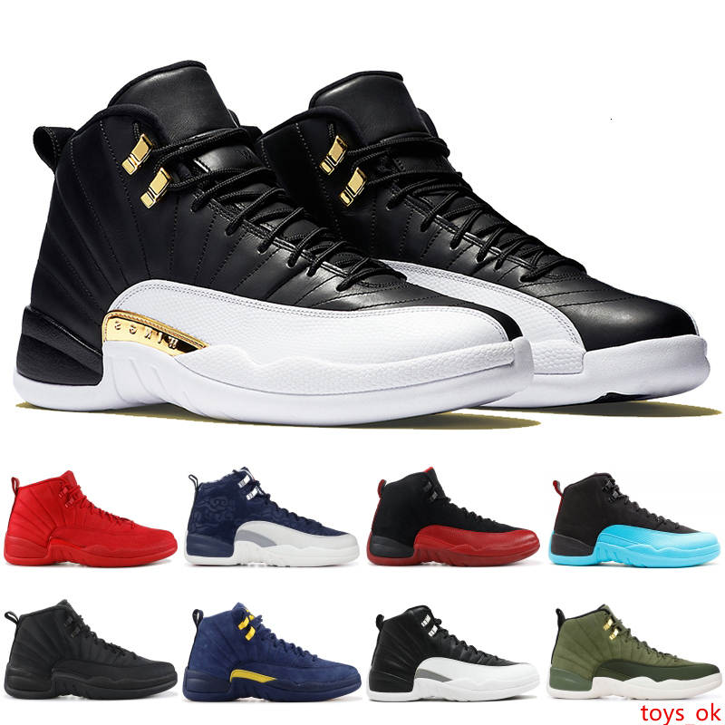

Wings 12 12s Mens Shoes Gym Red CNY Wntr the master playoff taxi dark grey Trainers mens sneakers size 40-47, #11 dark grey