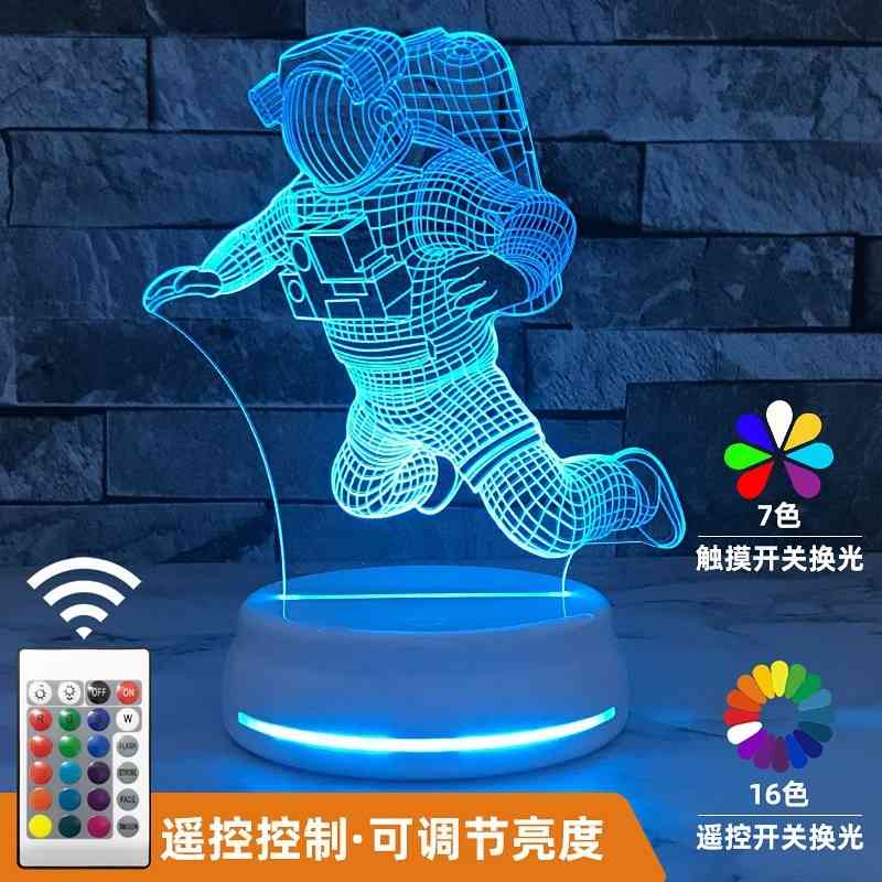 

Creative night light USB plug-in astronaut bedroom bedside decoration 3D desk lamp energy-saving LED bar table
