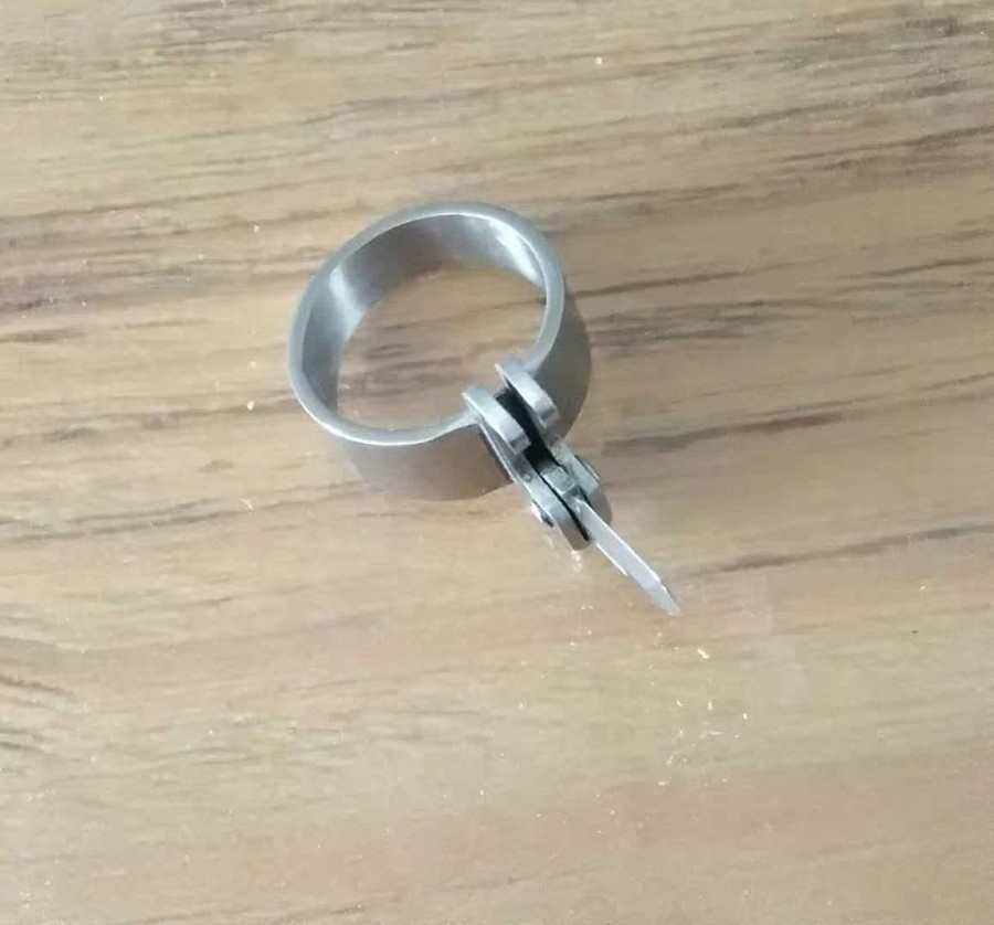 

Outdoor Camping Portable Ring Knife EPWM727, Silver