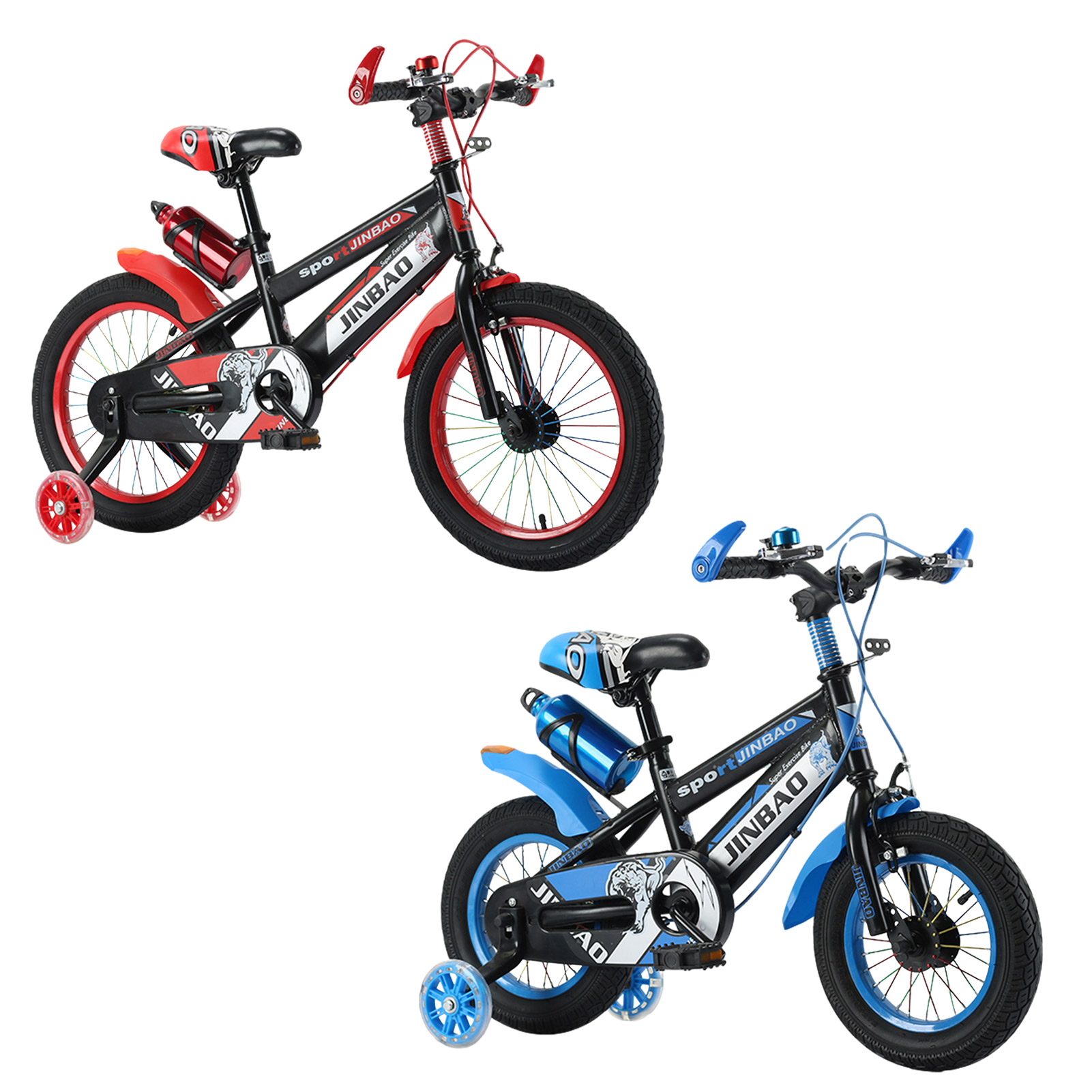 

2021 Children Bicycle Non-slip Grip Balance Bike For Boys Girls With Training Wheels Child Best Bike, Red