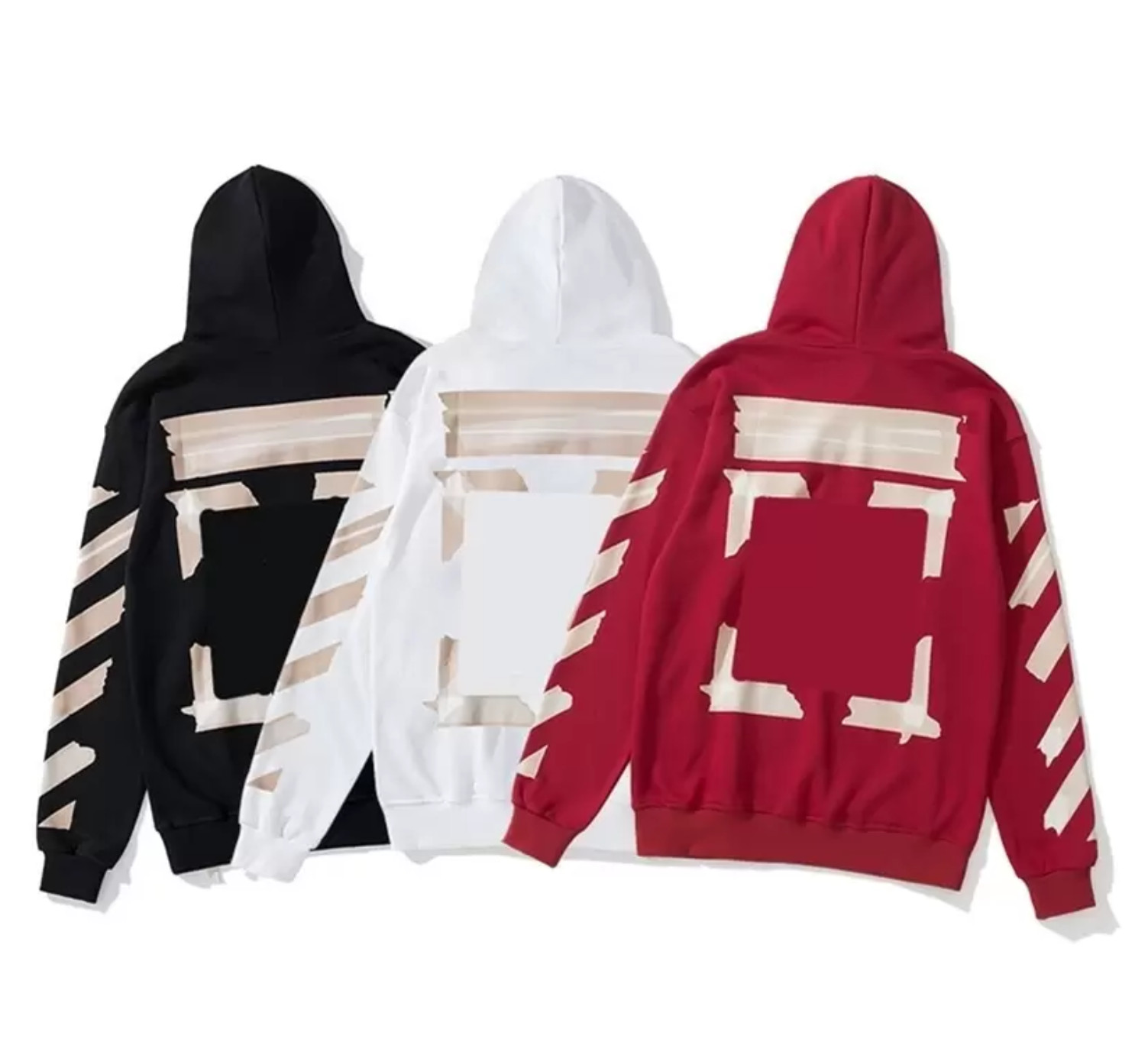 

Brands Sweatshirts Irregular Arrow Print Hoodies Men Women Loose Hoodie White Black Large Size Sweatshirt Jacket, 20