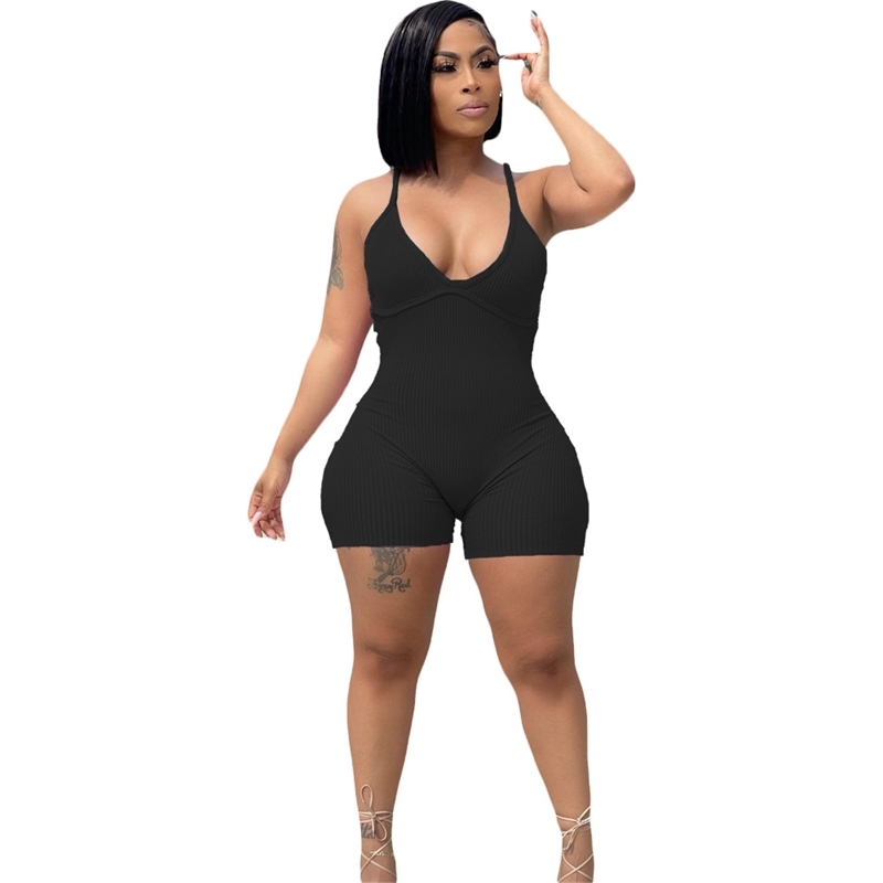 

Sexy Women Jumpsuits Suspender Rompers Solid Color Onesise Pit Strip Bodysuit Backless One-piece Clothing, Mix or leave a message