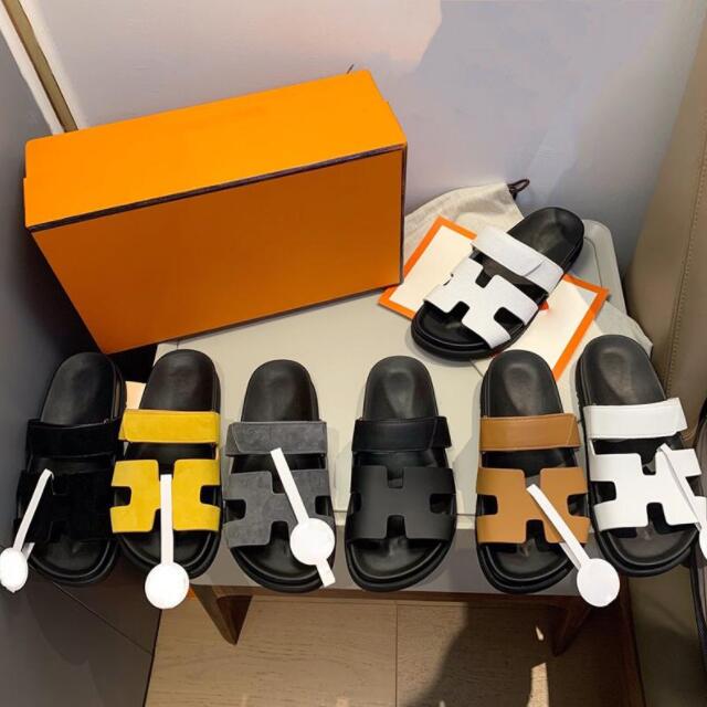 

2021 Women Designers Flat Slides slippers Sandals Foam Runner Platform Genuine Leather shoes Sandal Beach Novelty Scuffs shoe mules Womens slipper without box, Grey