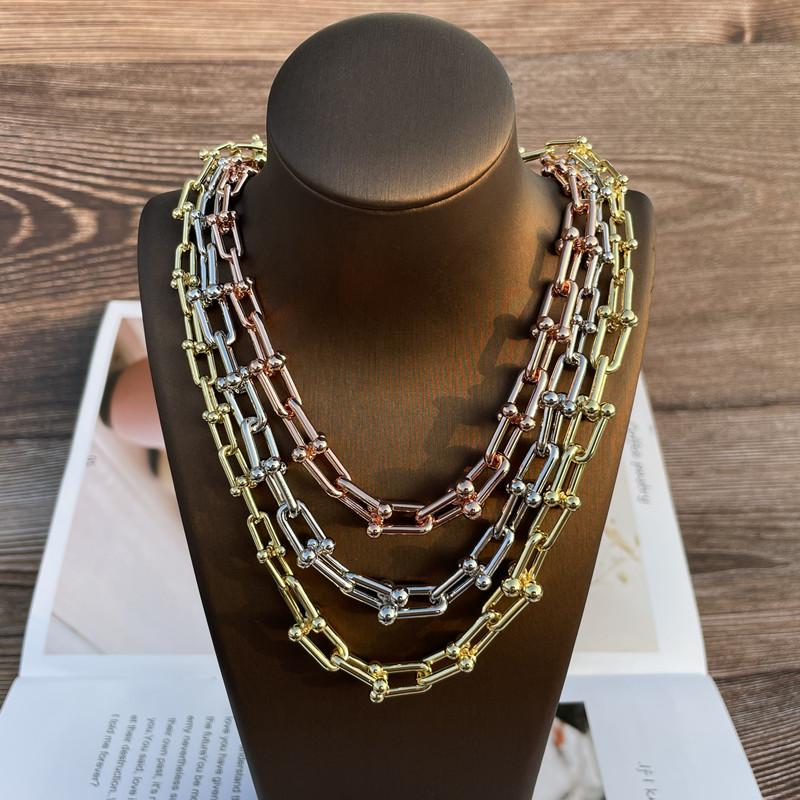 

Chains European Style 925 Sterling Silver Chain Fashion Necklace Men And Women Personality Clavicle Jewelry