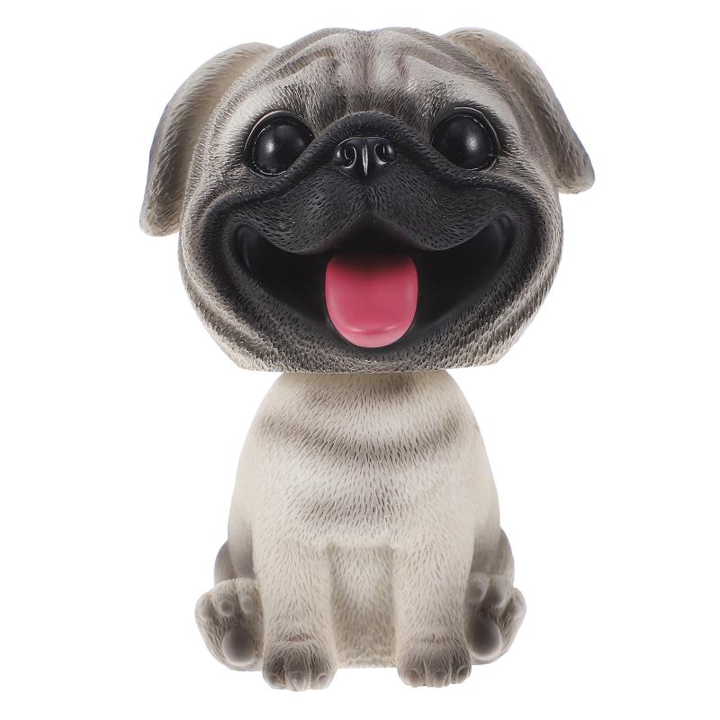

Interior Decorations Shaking Head Dog Ornament Tabletop Puppy Decor Car Adornment Cake