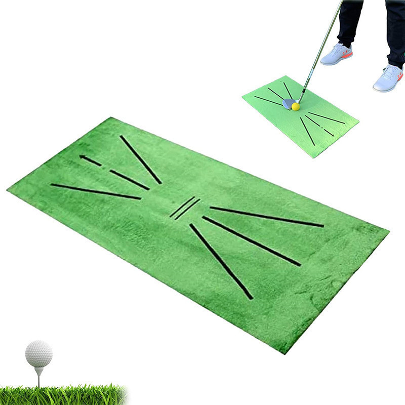 

Golf Practice Mini Portable Training Batting Hitting Aid Rug Mat Cushion Game Gift for Outdoor Home Indoor Garden Backyard