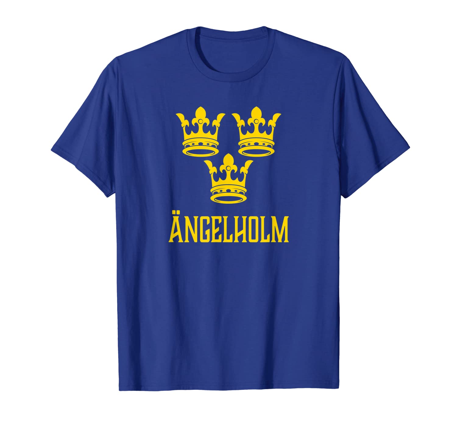 

angelholm, sweden - swedish sverige t-shirt, White;black