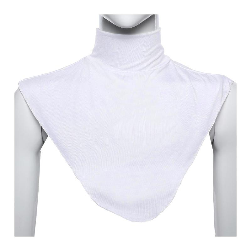 

Scarves Women's Muslim Modal Fake Collar Hijab Extensions Elastic Neck Cover Turtleneck D88