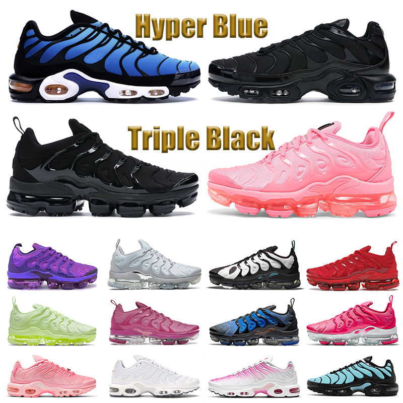 

running shoes men women Tn plus trainers Triple Black White Barely Berry Volt Tennis Ball Coquettish Purple Rough Green mens outdoor sports sneakers, 24