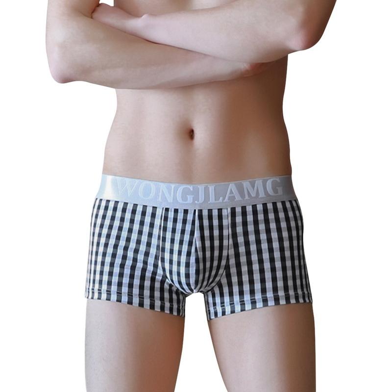 

Underpants Men Underwear Bamboo Boxer Mens Panties Cuecas Masculina Man Boxers Underpant Boxershorts Size M-2XL, Blue