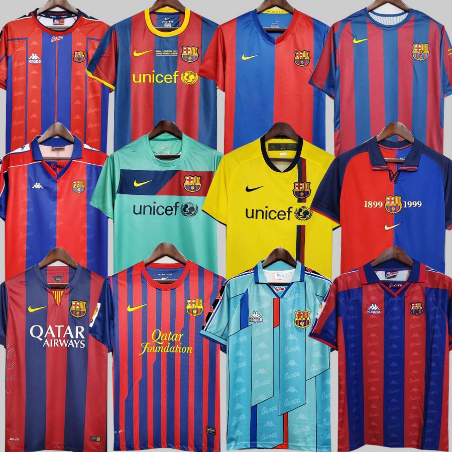 

2010 2011 Barcelona Final edition retro Barca Soccer jerseys 96 97 1899 1999 FIGO RONALDINHO RONALDO 08 09 07 91 92 Koeman Classic RIVALDO H, Black;yellow