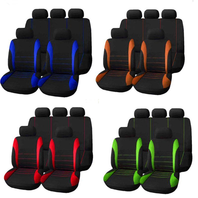

Seat Cushions 9pcs/set Car Universal Covers Set Dirt Resistant Auto Protector B36B