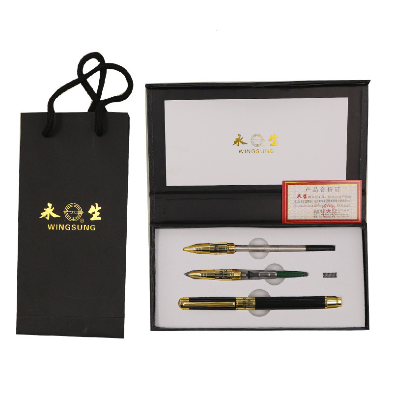 

Immortal Big Small Point Pearl Signature Student Set Office Metal Pen