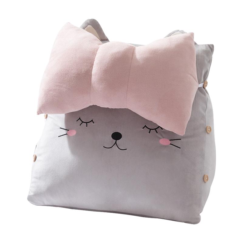 

Cushion/Decorative Pillow Reading Backrest Wedge Cushion Back Lumbar Pad Bed Office Chair Rest Support, Rabbit