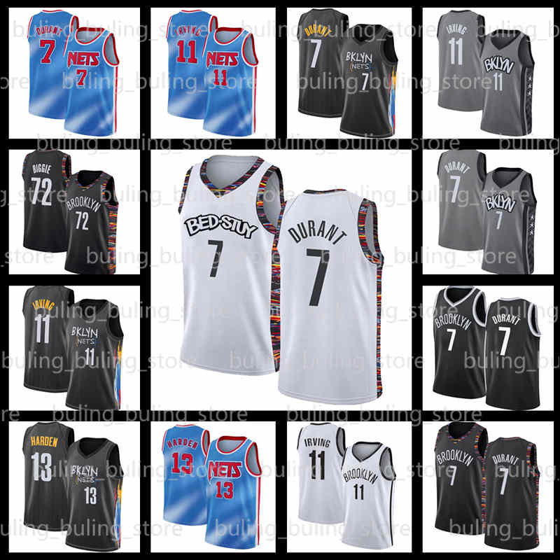 

Kevin 7 Durant Jersey 11 Irving James 13 Harden Nets Kyrie 72 Biggie City Brooklyn Mens Basketball ST.PATRICK High School Texas Longhorns Arizona State Black Edition, Ncaa