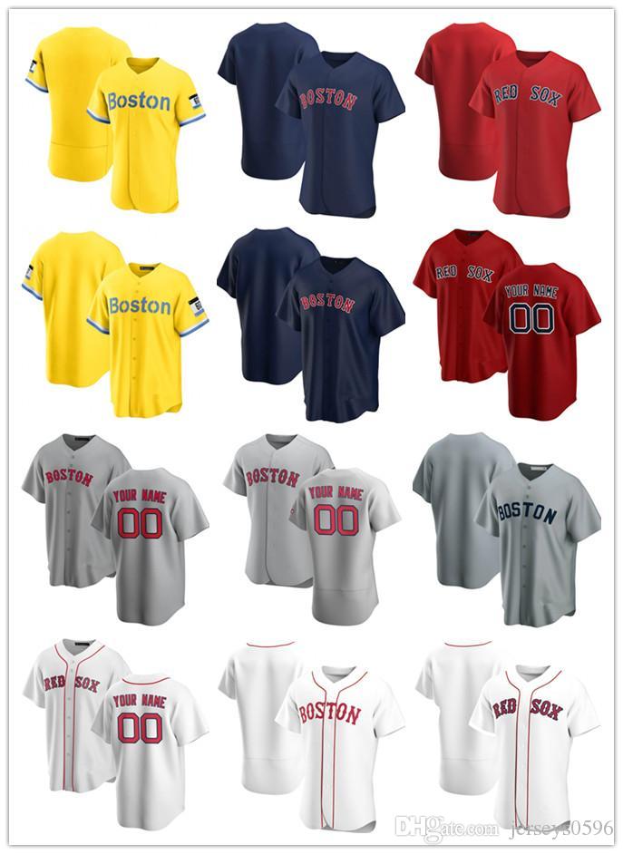 

2021 City Connect Custom Jersey Mens women Youth Boston Red Sox Any name number Authentic Baseball Jerseys white red navy, Blue;black