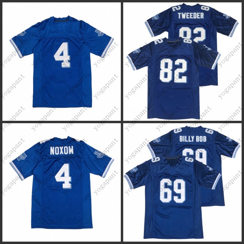 

Mens Football Jersey Stitched 82 Charlie Tweeder 69 Billy Bob 4 Jonathan Moxon Varsity Blues Movie West Canaan Coyotes Jerseys