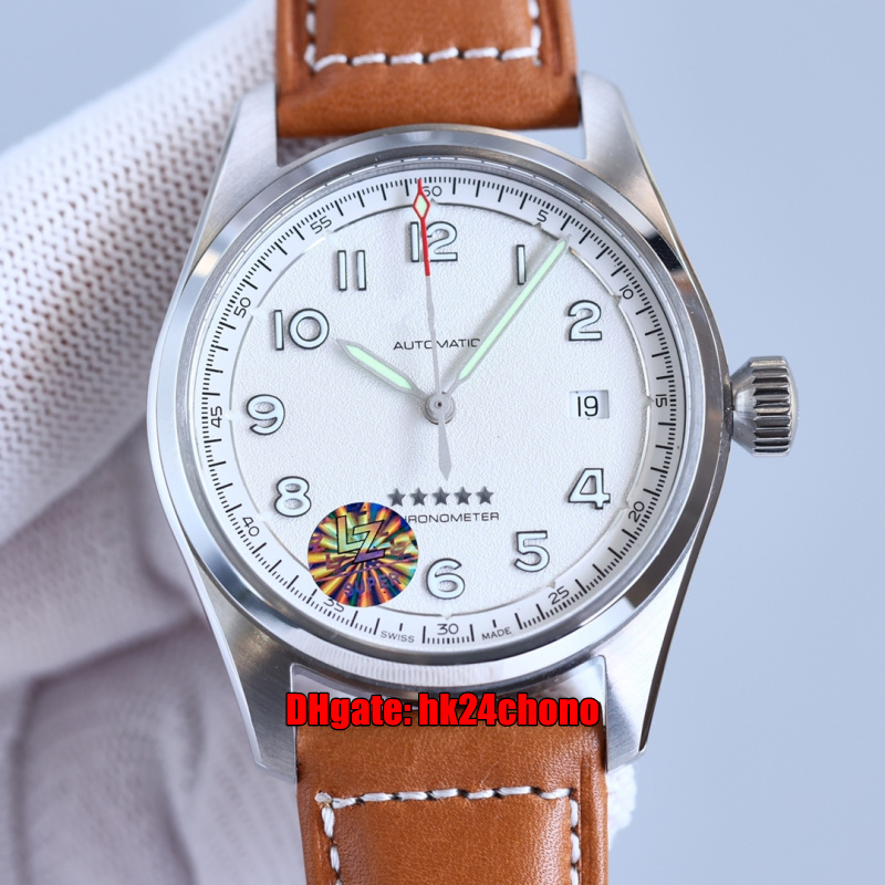 

4 Styles Top Quality Watches L3.810.4.73.2 Spirit 40mm L888.4 Automatic Mens Watch L38104732 Silver Dial Leather Strap Gents Sports Wristwatches, Vip