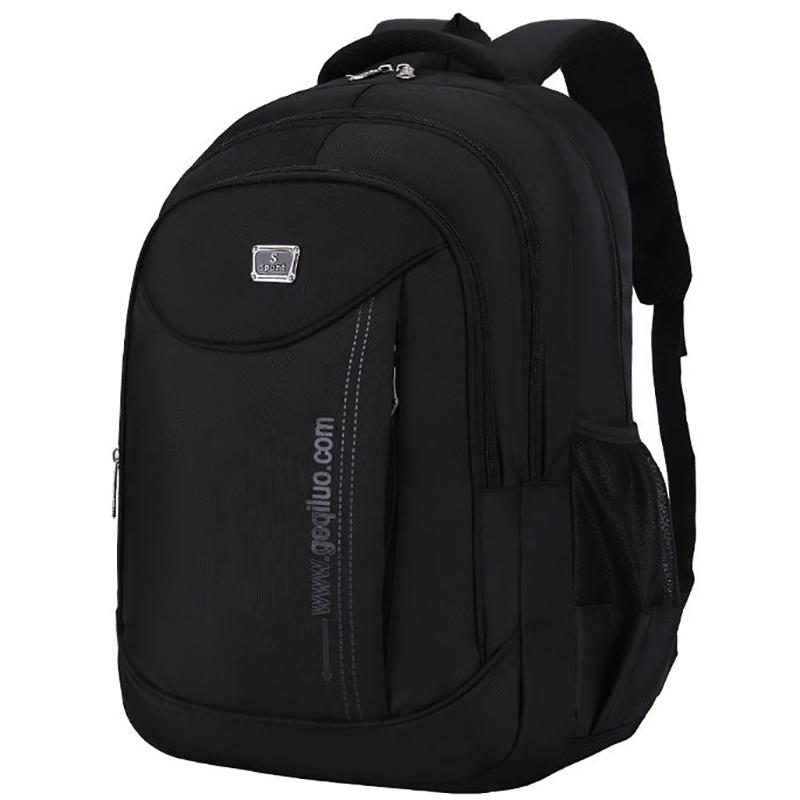 

Backpack Men Notebook Computer Casual Travel School Bags For Teenagers High Quality Fashion College Students Bag, Black