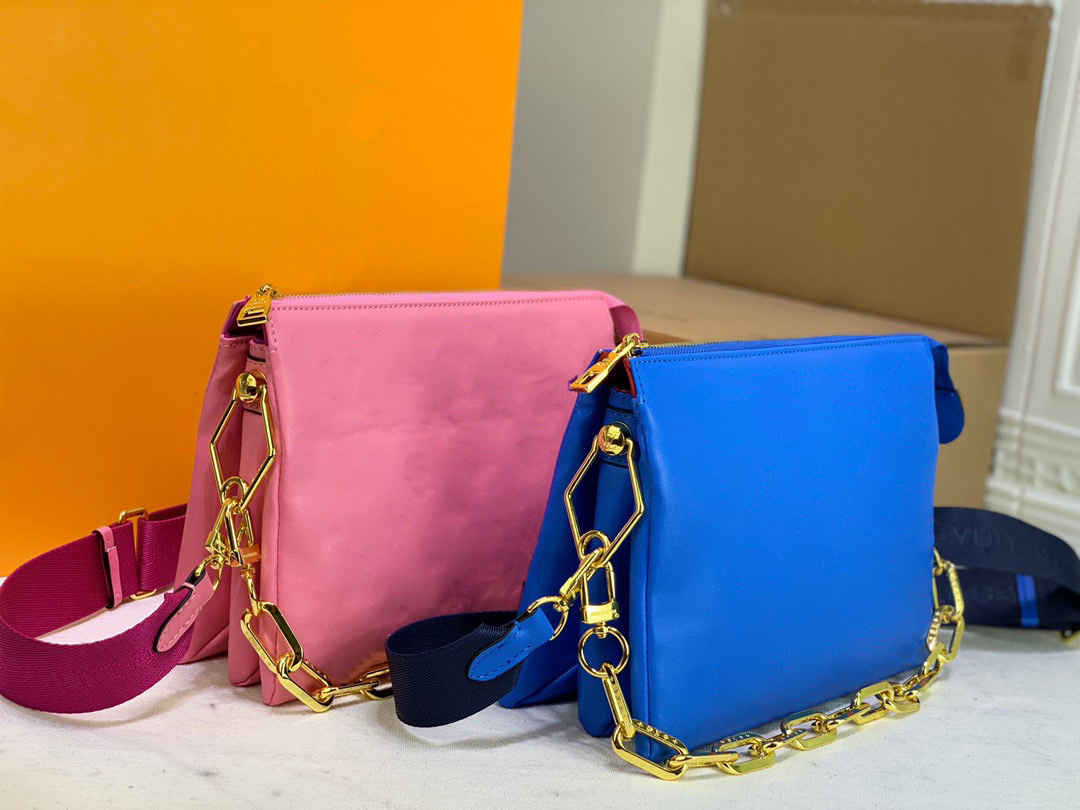 

2021 Designers Bags Womens shoulder bag luxury Crossbody High Quality Handbags bracelet Removable Chain Coin Purse Tote Bagss Pink, Custom made