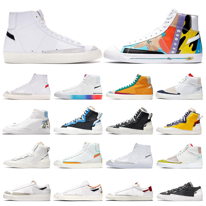 

blazer mid 77 men casual shoes women sneakers Vintage White Black Indigo Have A Good Game Wolf Grey University Blue City Pride Chicago outdoor sports 36-45