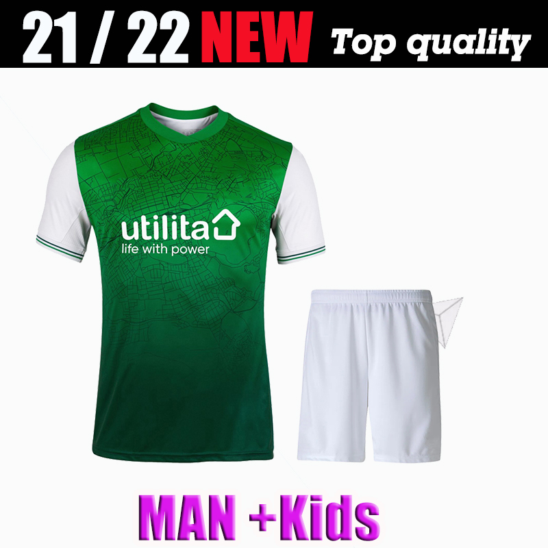 

21/22 Hibernian soccer jerseys Home Green HANLON McGINN DOIDGE NEWELL football jersey BOYLE NISBET Men Kids Kits 2021 2022 ADULT Shirts