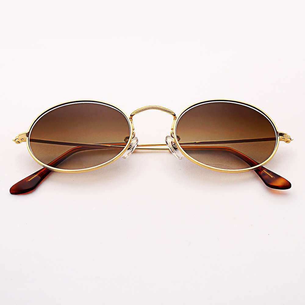 

sunglasses Fashionable frames tac 3547 oval glasses men women 51mm glass and polarized metal frame mirror sun glasses oculos de sol Gafas UV400 J1211, Black