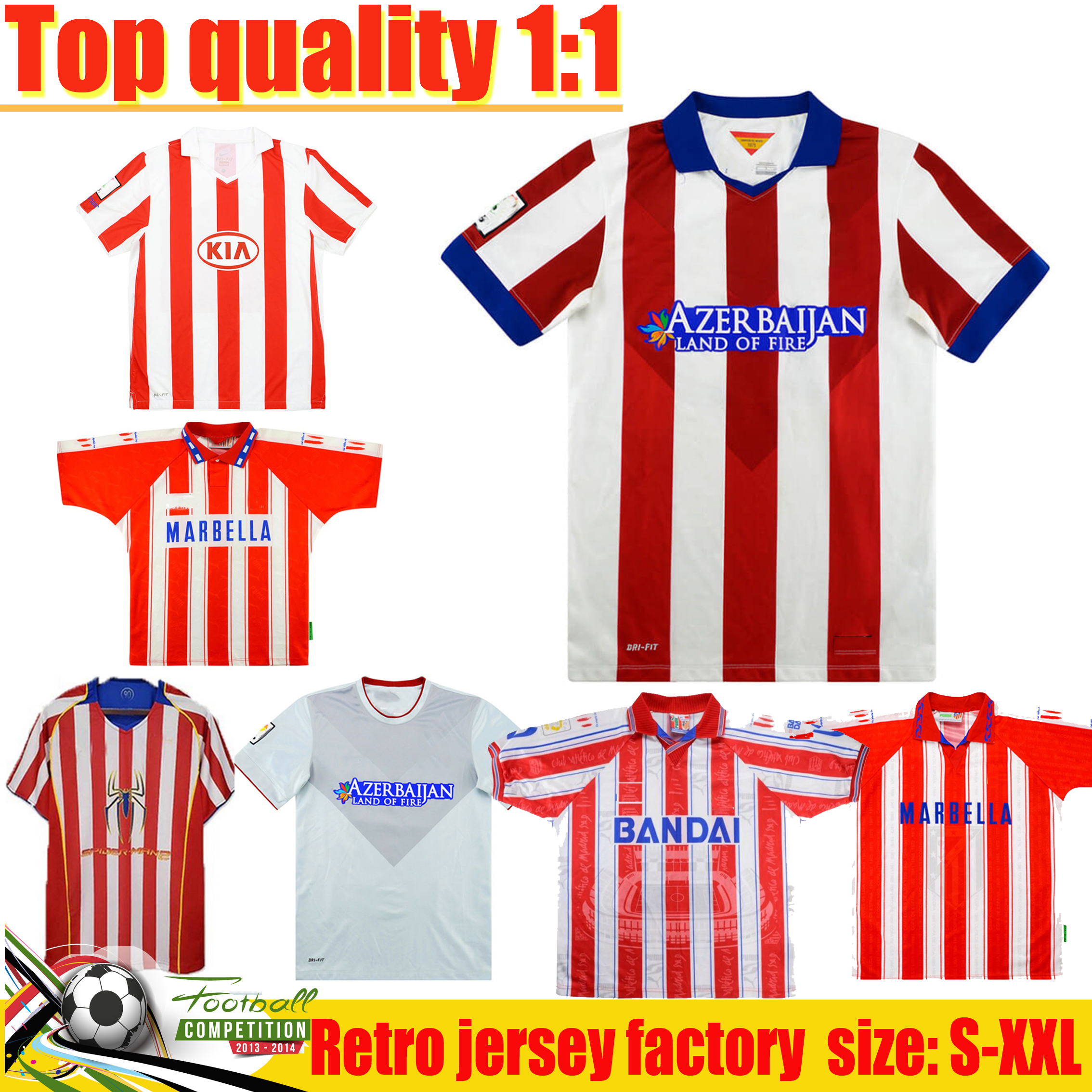 

TOP Retro Soccer Jerseys 94 95 96 97 04 05 Atletico Classic Vintage Madrid Centenary 13 14 15 GRIEZMANN football shirt F.Torres Jersey Simeone Jesús Gámez ARDA COURTOIS, White
