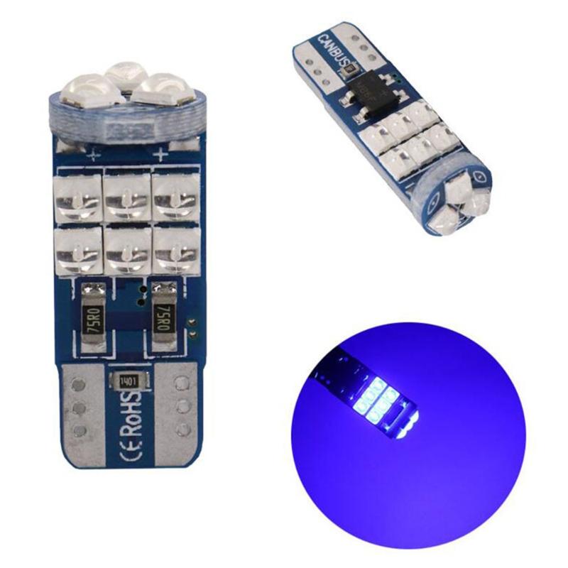 

Car Headlights 2 Pack T10 LED License Plate Map Dome Illumination Lamp Width Light Reading Roof Lights Bulbs 3030 15SMD W5W