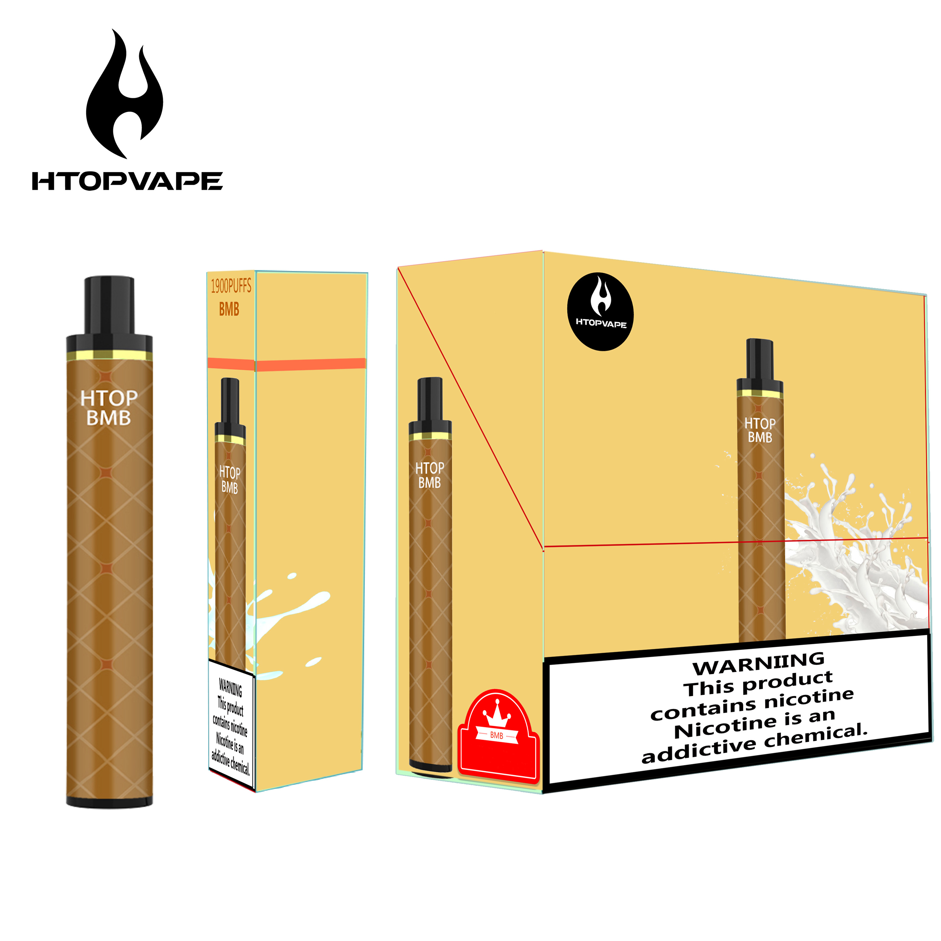 

1900 puffs Disposable Vape Pod Puff Bars cigarettes,cigarette Device With Security Code 850mah Empty Cartridge Packaging Custom Made OEM ODM