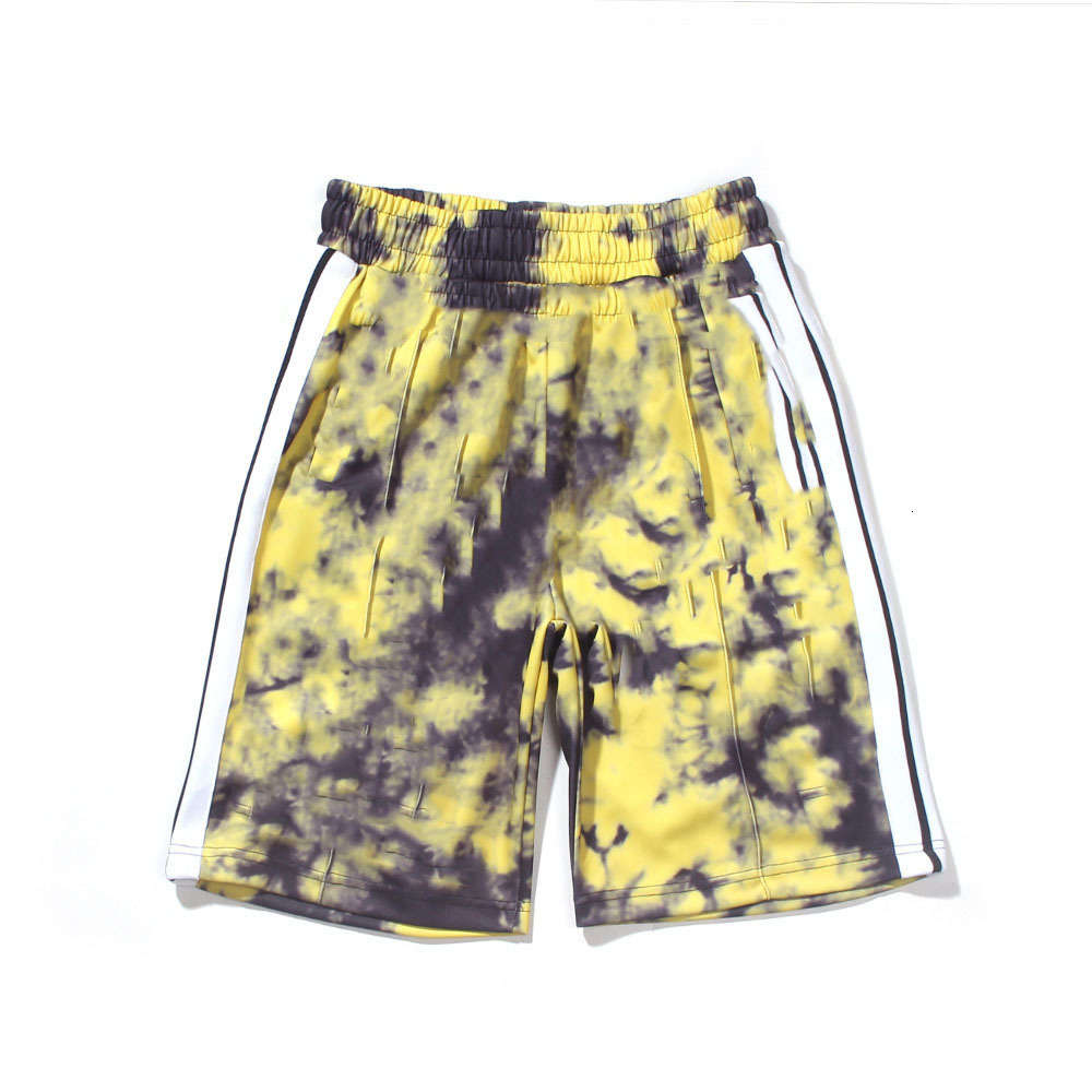 

shorts Palm Brokeback Angel tie dyed casual sports dress pants joggers, Black