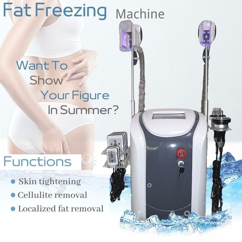 

Cryolipolysis Fat Freezing Machine Waist Slimming Cavitation RF Machine Lipo Laser 2 Cryo Heads Can Work At The Same Time CE/DHL#003