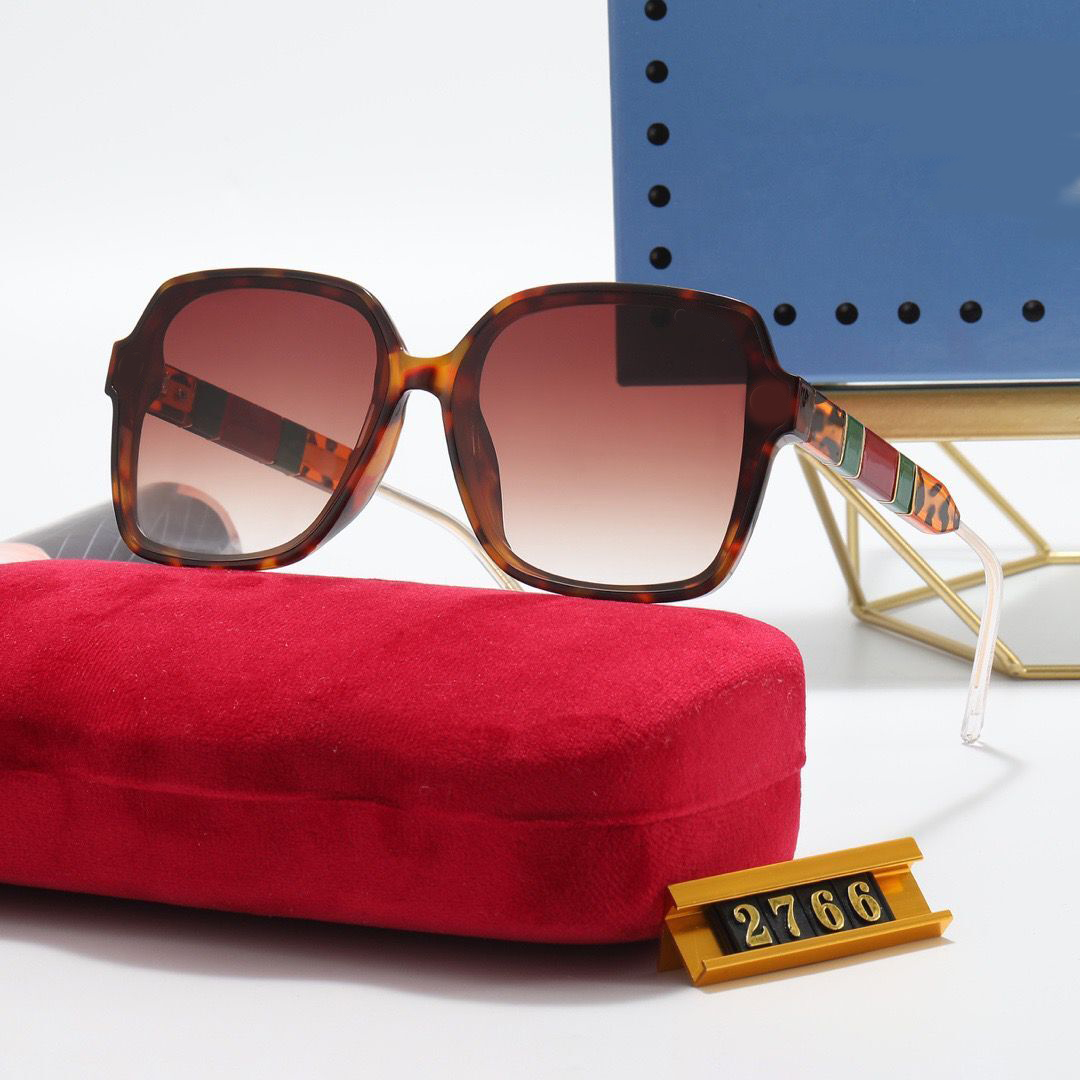 

Summer high quality famous sunglasses oversized flat top ladies sun glasses chain Man women square frames fashion trend designer with packaging boxes