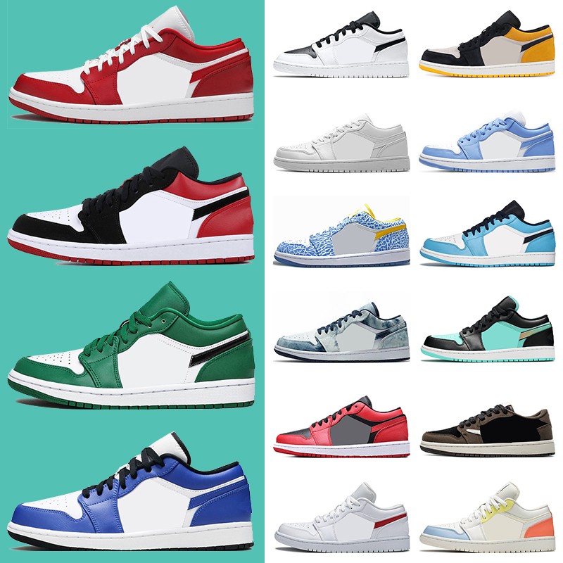 

Basketball shoes Jumpman low cut 1s Og womens mens University blue shadow white black red banned bred toe court purple Gold royal UNC Design