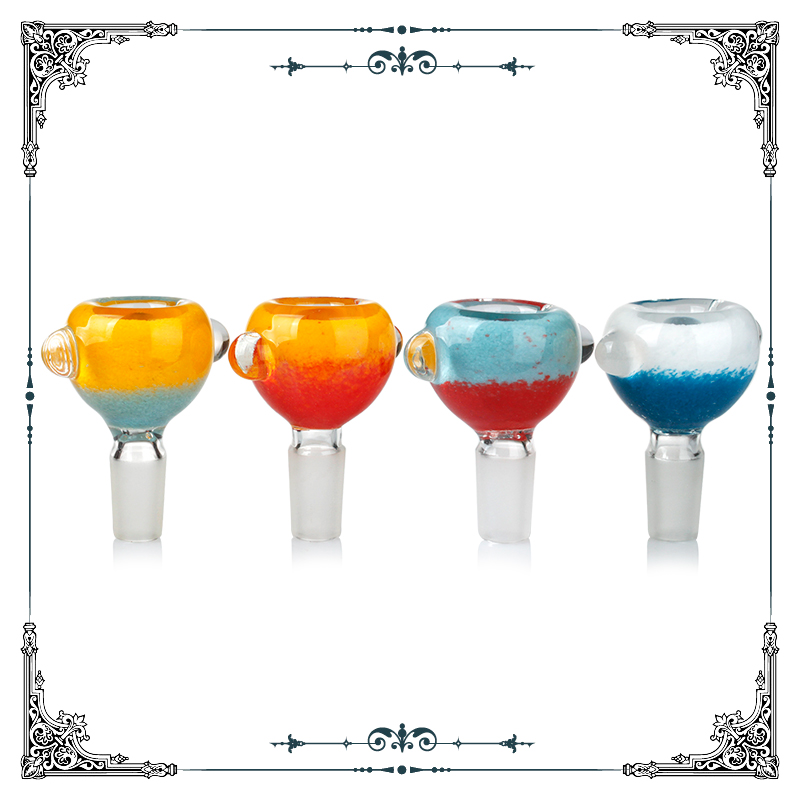 

Heady Glass Bowls 14mm Male Joint Smoking Bowl Hookahs Bowls Piece Unique Colored Smoke Accessories For Glass Water Bongs Oil Rigs Waterpipes