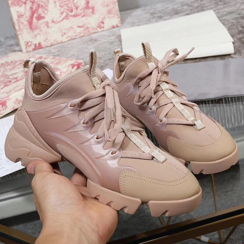 

2021 speed lace-up trainer women sneakers Black Red White Beige Pink Clearsole fashion tennis shoe jogging walking, 01