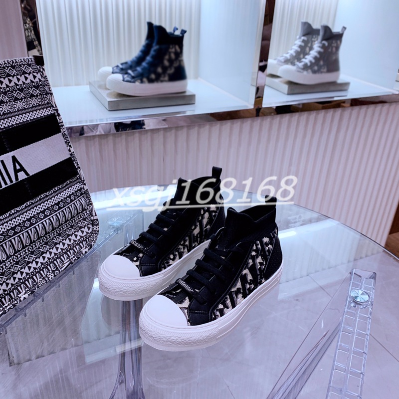 

Retro fashion blue black Oblique printed casual shoes, white letter flower ladies hightop canvas shoes rubber sneakers, Low cut sneakers