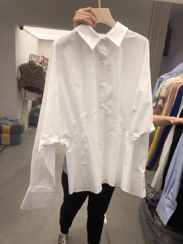 Nomikuma Elegant Slim Waist Blouses Women Fashion Solid Long Sleeve Shirt Spring New Turn-down Collar Blusas Feminimo 6E928 210427