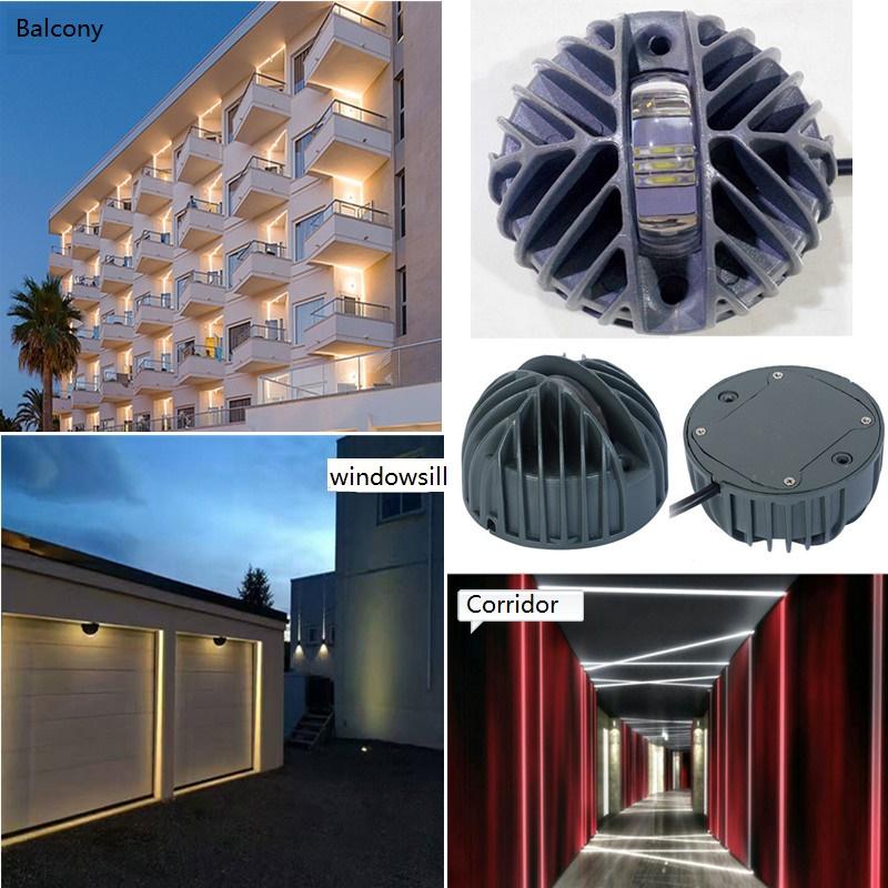 

Outdoor Wall Lamps Fashion Led Windowsill Door Frame El Corridor Living Room Aisle Waterproof Balcony Spotlight
