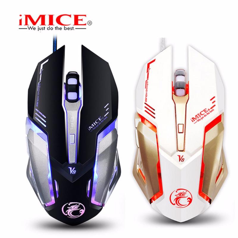 

IMice Silent Click Wired Mouse 6 Buttons 3200DPI Mute Optical Computer GamePro The High-end Players Gaming Professional Mice