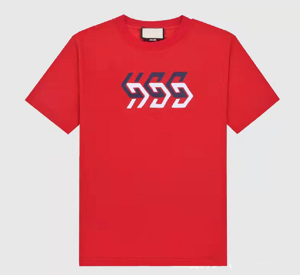 

Famous brand T Shirts cotton round neck mens T-shirt mirror effect fashion letters printed logo Summer casual couple short sleeves Tees 6160, White;black