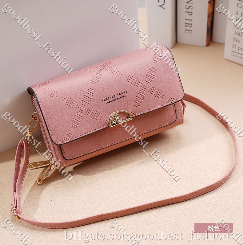

Women Men Long Hand Wallet Large Capacity Cell Phone Pack Zippered One-shoulder Crossbody Fashion PU Sport Slinky Crossing Trend INS Bag Pink Black 5t, Shows